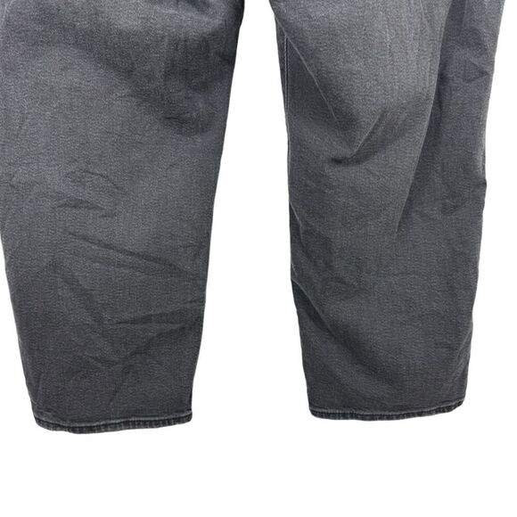 Levi’s Wedgie Straight Fit Jeans Plus Size 18W in Cut and Dry Black Distressed - Picture 15 of 16